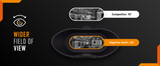 Nightfox Swift Night Vision Goggles - wider field of view comparison