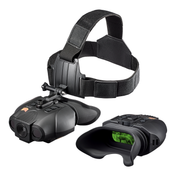 Nightfox Swift Max Night Vision Goggles - front three-quarter view with head strap