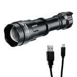 Nightfox XB5 Pro Infrared LED Torch 850nm - front three-quarter view
