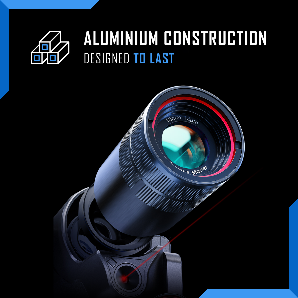 Thermal Master DV2 Thermal Camera - aluminium construction detail