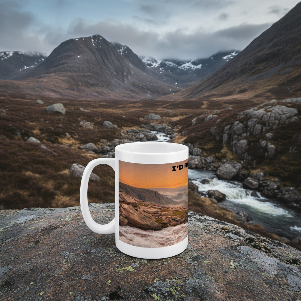 I'd Rather Be in the Cairngorms Ceramic Mug 15oz - for Her