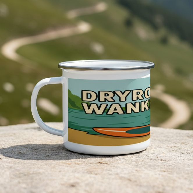 Dryrobe Wanker Enamel Mug 12oz – for Him