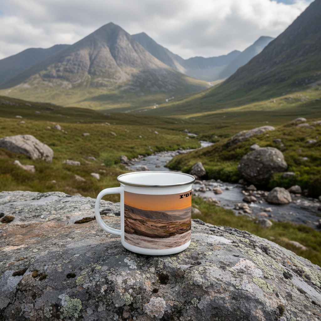 I'd Rather Be in the Cairngorms Enamel Mug 12oz – for Her