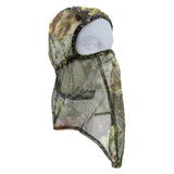 Jack Pyke Lightweight Mesh Balaclava - Evo Camo worn front angle