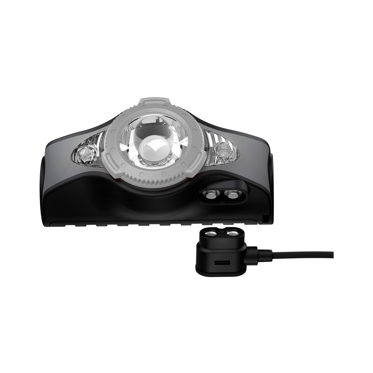 Ledlenser MH11 lamp head with the magnetic charging connector