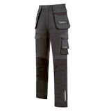 Tauro Workwear Rampage Trousers - Black side profile with holster pocket