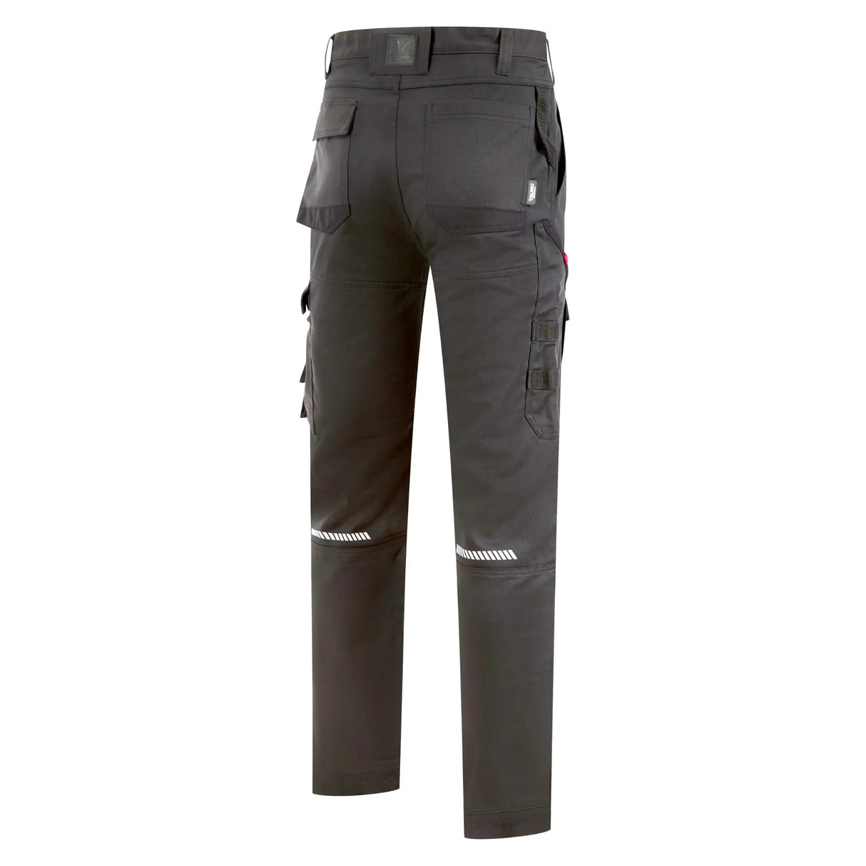 Tauro Workwear Outlaw Trousers - Black soft touch elasticated waistband
