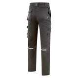Tauro Workwear Outlaw Trousers - Black soft touch elasticated waistband