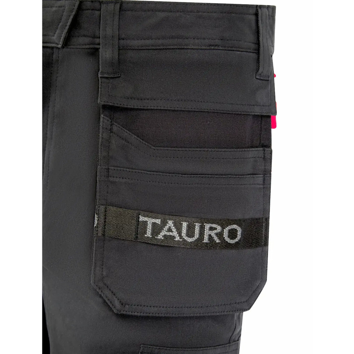 Tauro Workwear Ranger Trousers - Black elasticated waistband