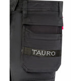 Tauro Workwear Ranger Trousers - Black elasticated waistband