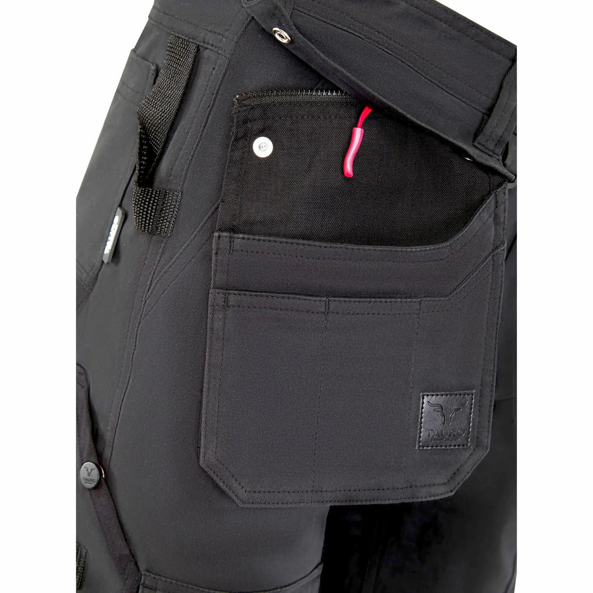 Tauro Workwear Ranger Trousers - Black holster pocket attachment