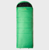 Snugpak Nautilus WGTE Sleeping Bag in Emerald Green - zip open showing interior
