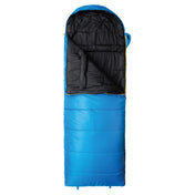 Snugpak Navigator WGTE Sleeping Bag in Blue - zip open showing interior