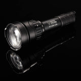 Nightfox Spectrum Triple LED Infrared Torch - side angle on black