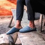Gumbies Outback Slippers - Men's Grey & Curry alternate view 2