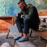 Gumbies Outback Slippers - Men's Grey & Curry alternate view 3