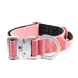 BTactical 4cm Nylon Dog Collar - Pretty Pink (Aluminium Buckle)