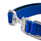BTactical 4cm Nylon Dog Collar - Royal Blue (Aluminium Buckle)