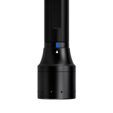 Ledlenser P6R Core QC head with the blue colour marker on the rotary switch