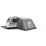 Vango Palma Air 330 inflatable awning pitched on a caravan, angle view