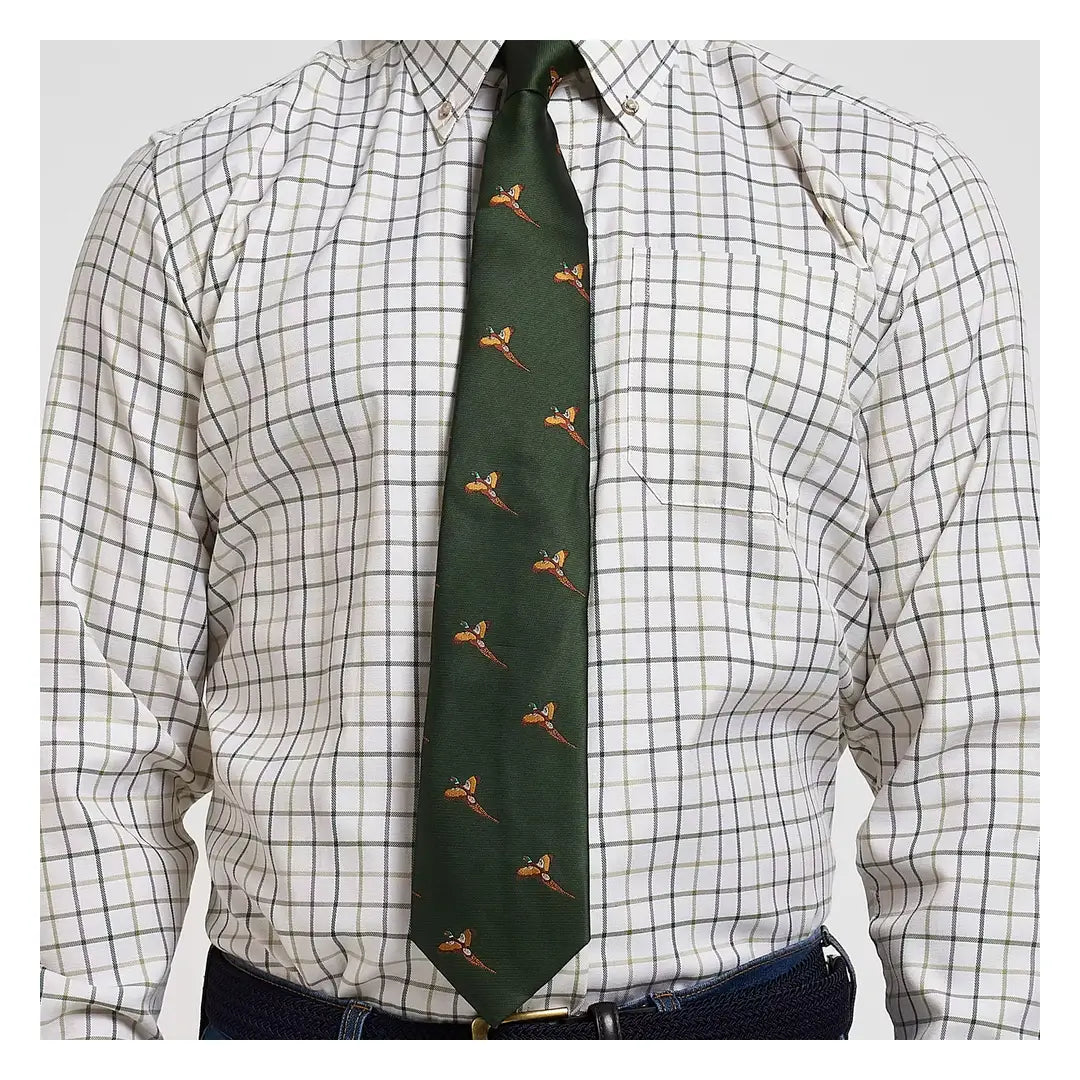 Jack Pyke Pheasant Tie - Green knot detail