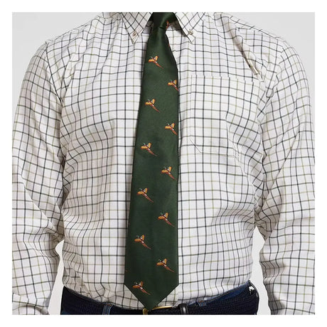 Jack Pyke Pheasant Tie - Green knot detail