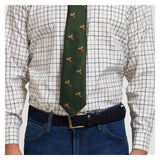 Jack Pyke Pheasant Tie - Green pheasant pattern detail