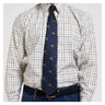 Jack Pyke Pheasant Tie - Navy Blue worn with a country shirt