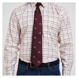 Jack Pyke Pheasant Tie - Wine knot detail