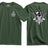 Royal Green Jackets Black Mafia Double Print T-Shirt - Olive Green