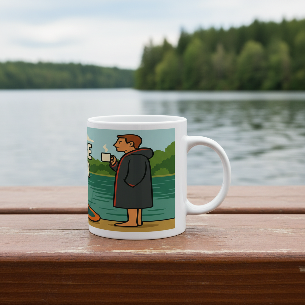 Dryrobe Wanker Ceramic Mug 11oz - for Him