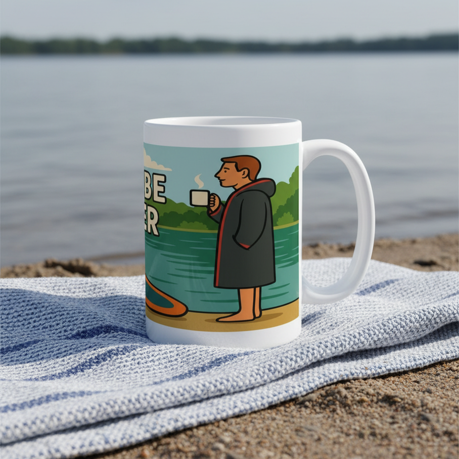 Dryrobe Wanker Ceramic Mug 15oz - for Him