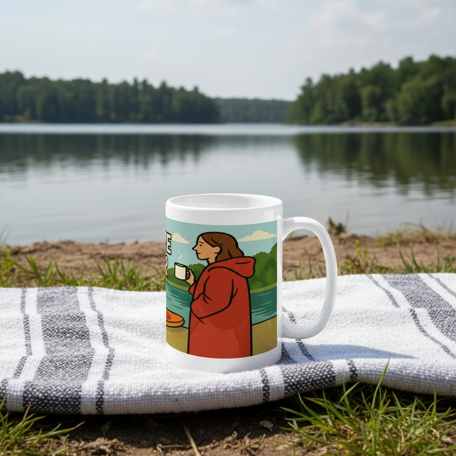 Dryrobe Wanker Ceramic Mug 15oz - for Her