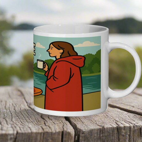 Dryrobe Wanker Ceramic Mug 11oz - for Her