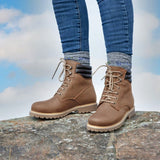 Bareback Rocky Waterproof Boots - Copper worn lifestyle