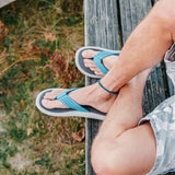 Gumbies Noosa Flip-Flops - Men's Ocean alternate view 4