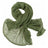 Web-Tex Scrim Net Scarf in olive green, styled as a scarf