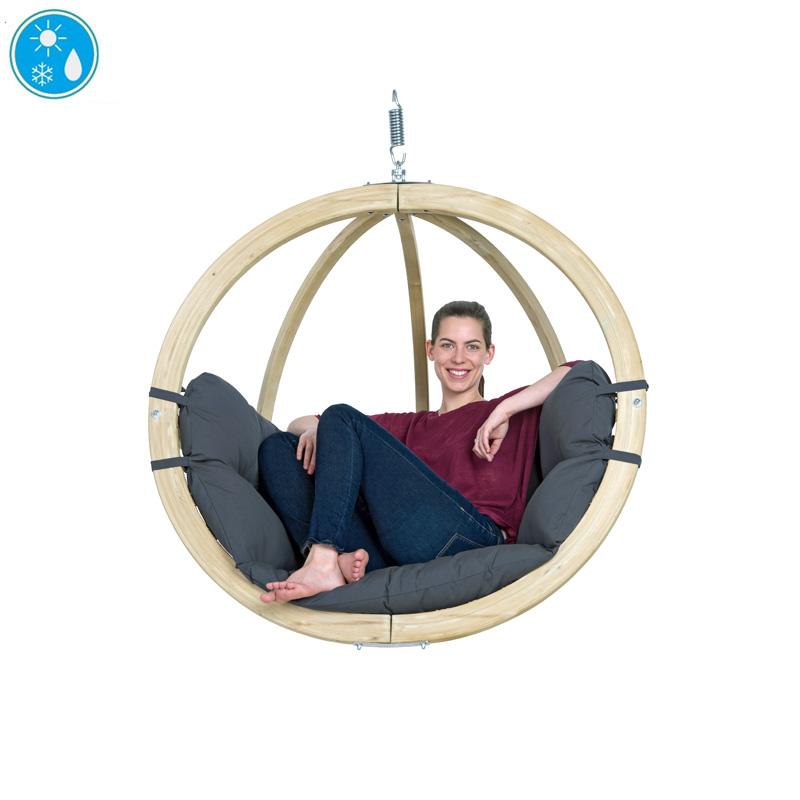 Amazonas Globo Single Anthracite Hanging Egg Chair - image 4