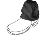 Black Oz OverBoots standard cotton sox saver over a work boot