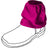 Hot pink Oz OverBoots standard cotton sox saver over a work boot