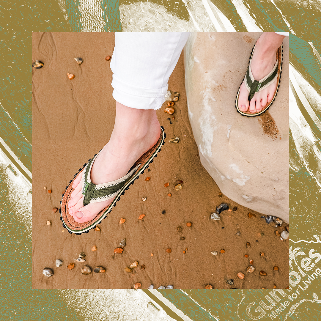 Gumbies Corker Flip-Flops - Women's Khaki alternate view 2
