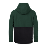 Sugar Loaf Dawnbreaker Polar Fleece Hoodie in Green from back on white background