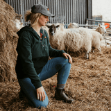 Sugar Loaf Dawnbreaker Polar Fleece Hoodie in Green for outdoor, warmth