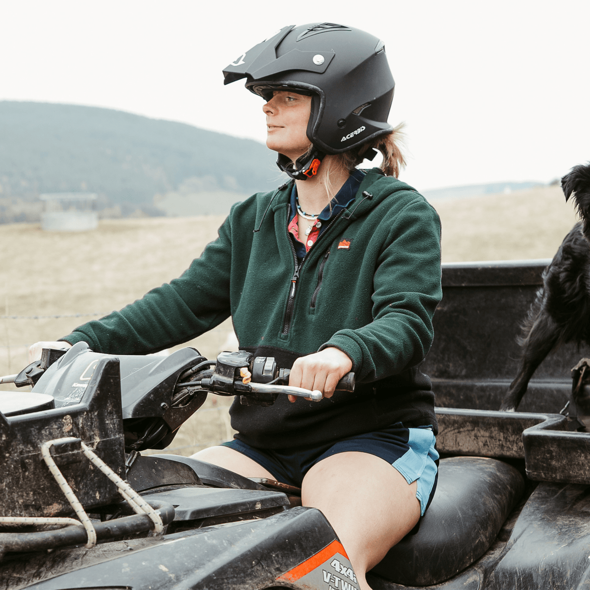 Sugar Loaf Dawnbreaker Polar Fleece Hoodie in Green for men and women