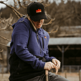 Sugar Loaf Dawnbreaker Polar Fleece Hoodie Indigo Blue - 300 GSM Top