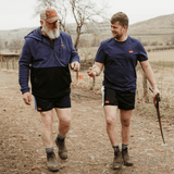 Sugar Loaf Dawnbreaker Polar Fleece Hoodie Indigo Blue - 300 GSM Top