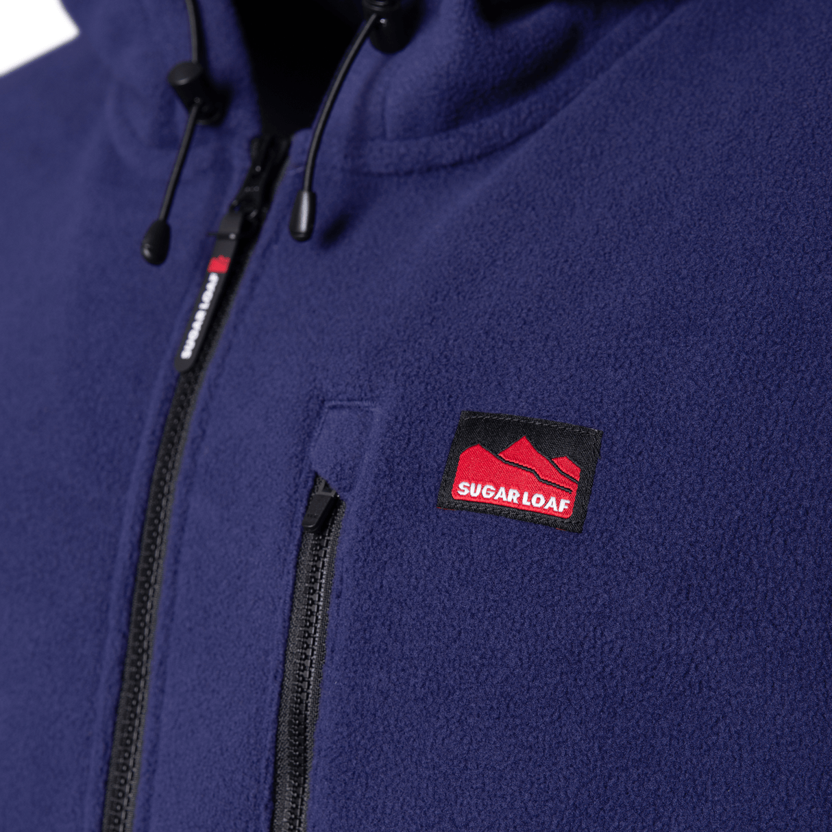 Sugar Loaf Dawnbreaker Polar Fleece Hoodie Indigo Blue - 300 GSM Top