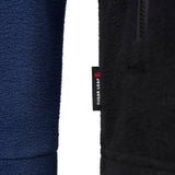 Sugar Loaf Dawnbreaker Polar Fleece Hoodie in Navy Blue close up of material