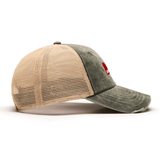 Sugar Loaf Station Cap Dusty Green - Trucker Hat with Mesh Rear