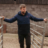 Sugar Loaf Dawnbreaker Polar Fleece Hoodie in Navy Blue for hiking, walking